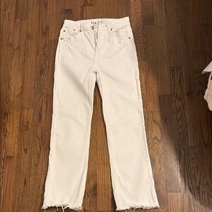 Classic White Straight Leg Jeans